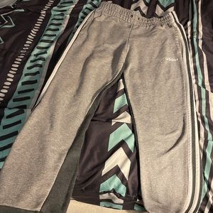 grey adidas sweat pants cotton